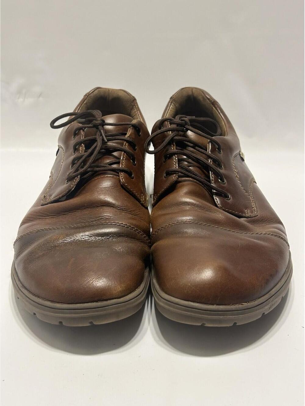 Lems Nine2Five Shoes Men 12-12.5 Brown Mocha Leather Oxford